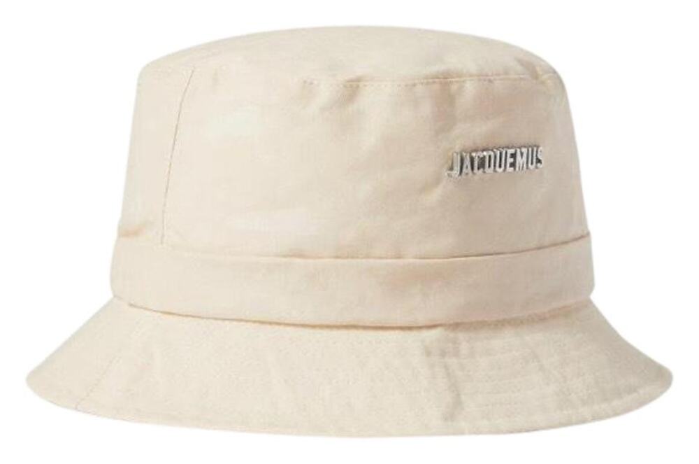 JACQUEMUS Le Bob Gadjo logo canvas bucket hat size 58